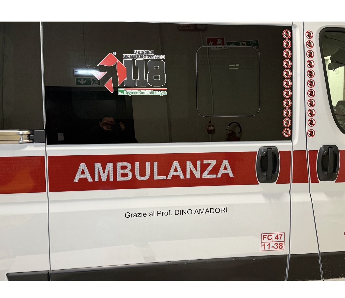 Un’ambulanza nel ricordo di Dino Amadori