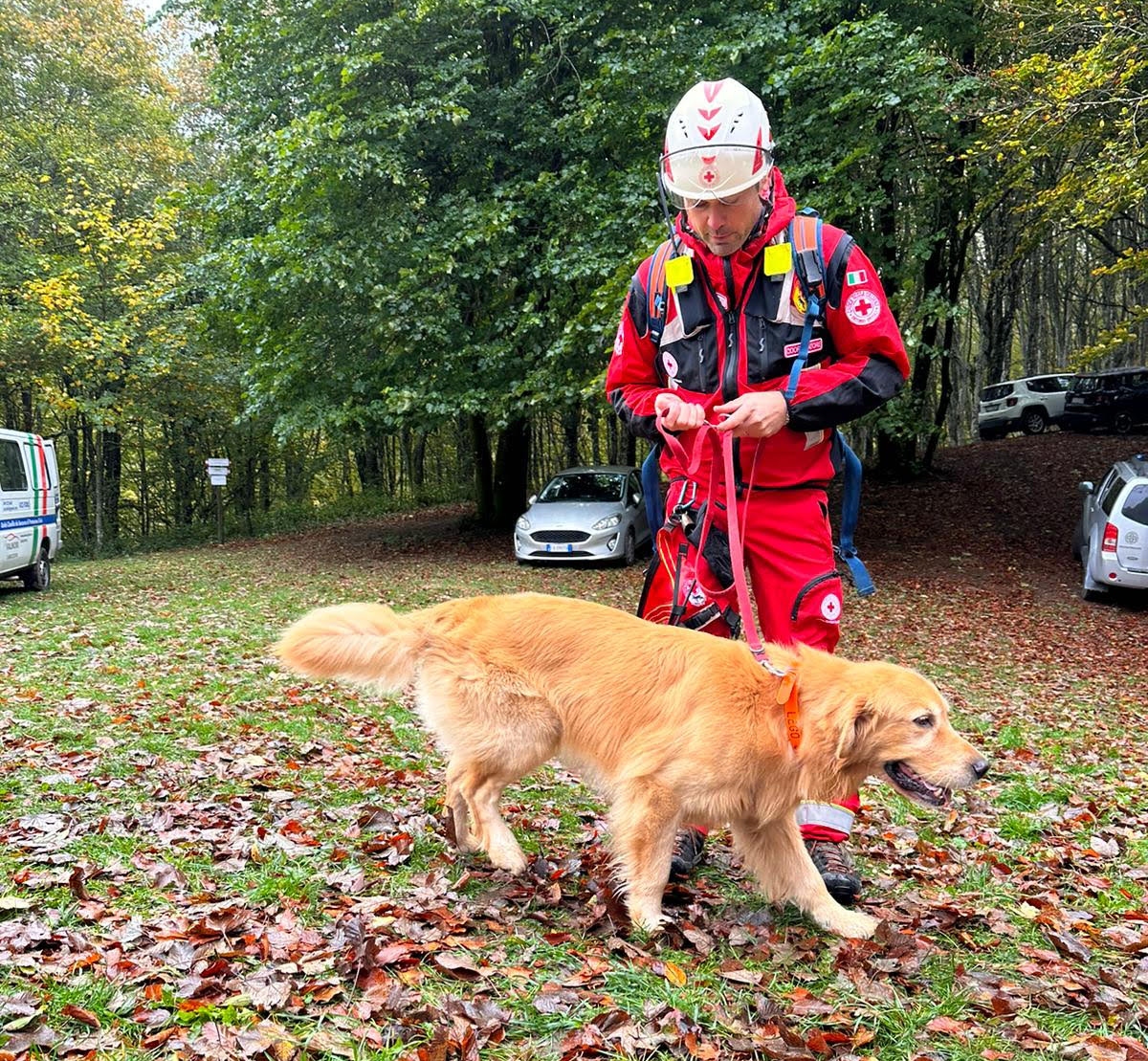 Attività addestrativa su un eventuale allontanamento di minore della Croce Rossa