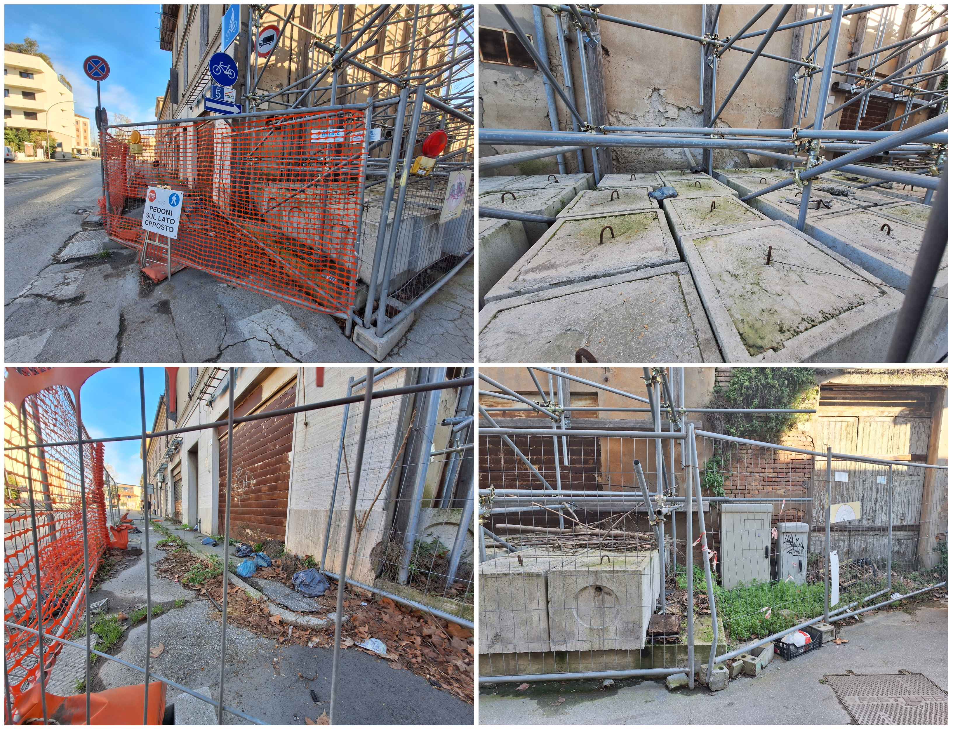 Palazzo pericolante che deturpa viale Appennino