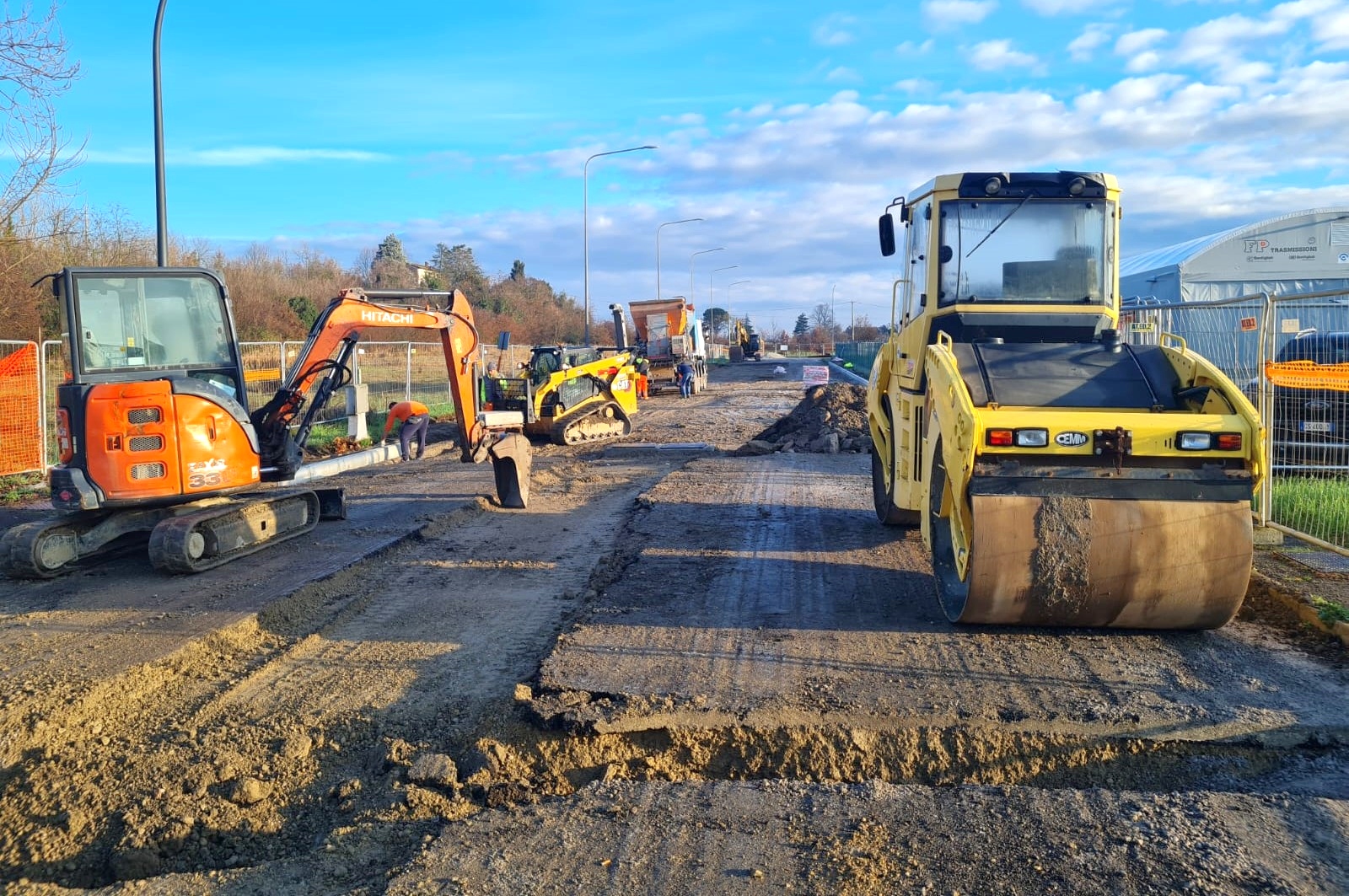 In corso i lavori di riqualificazione di Via Volta