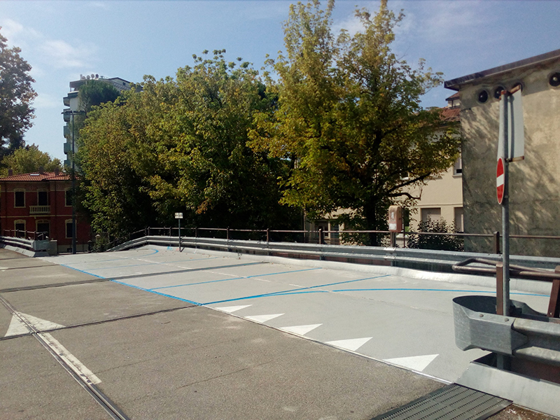 Chiuso temporaneamente il parcheggio di via Lombardini per motivi di sicurezza