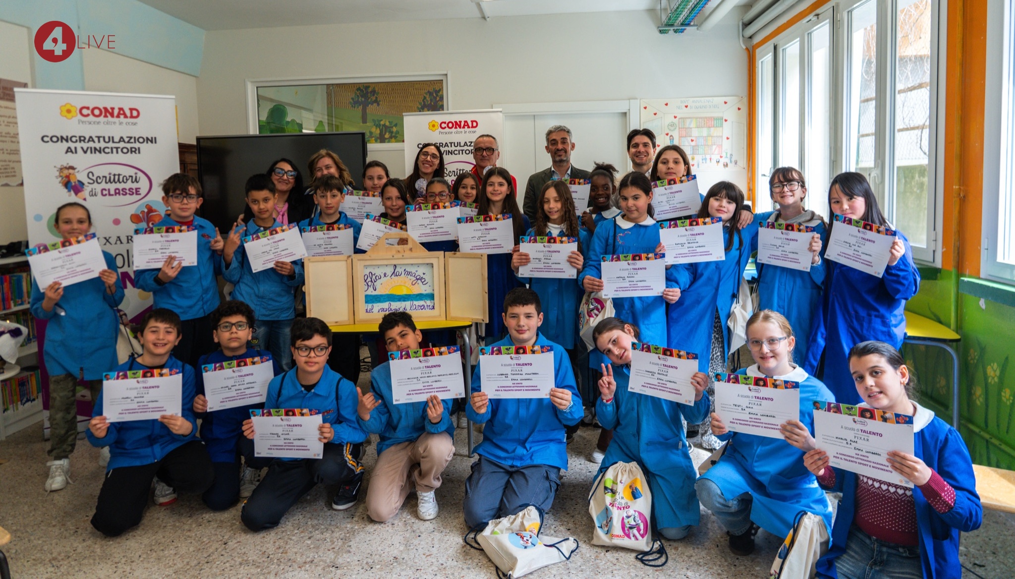 La 5°A della Dante Alighieri ha vinto il concorso “Scrittori di Classe”