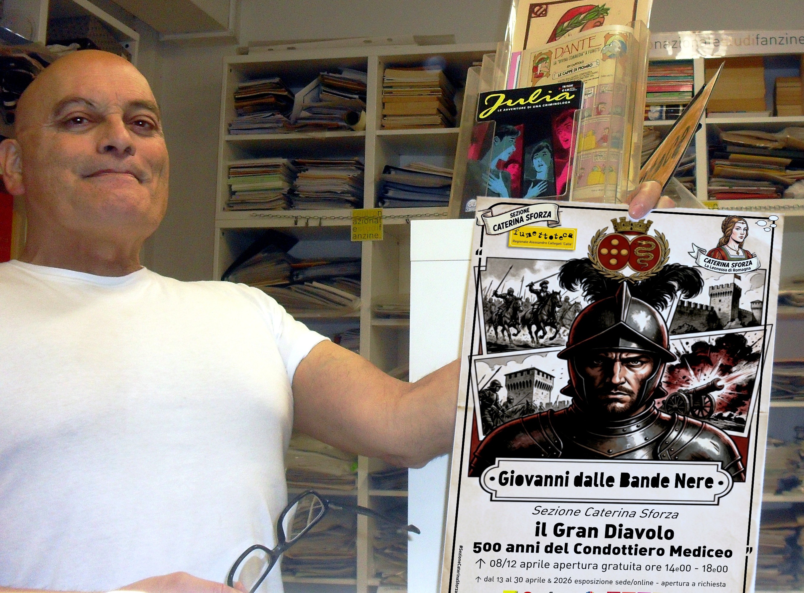 La Fumettoteca celebra il forlivese Giovanni dalle Bande Nere